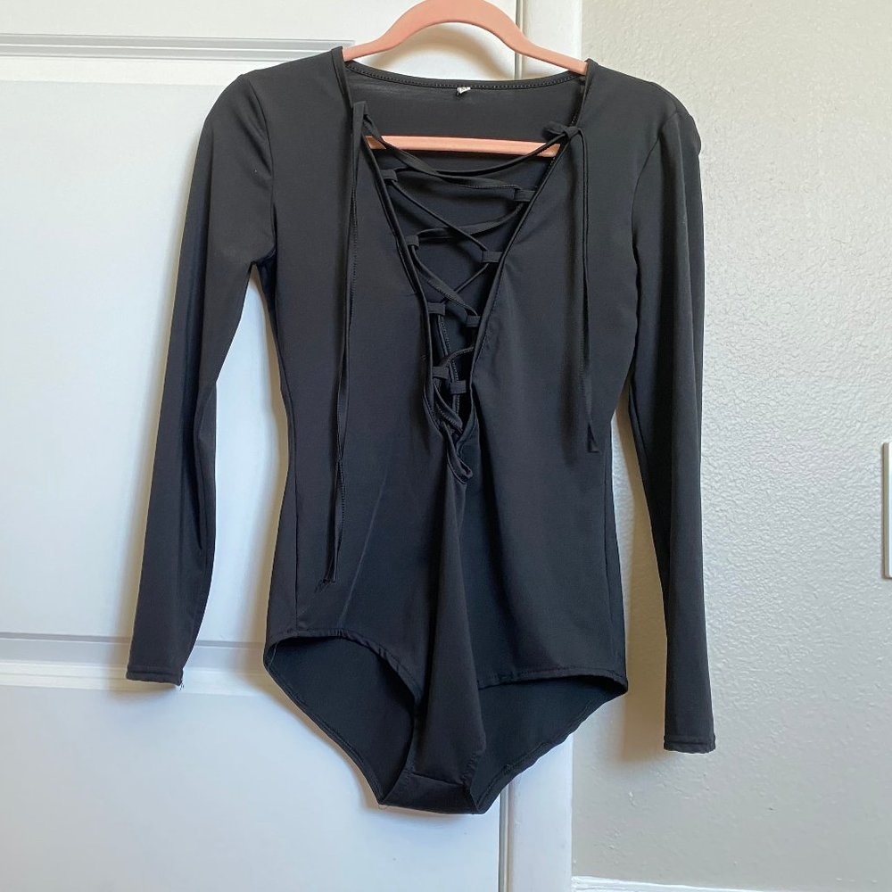 One piece shirt, Size M, Black